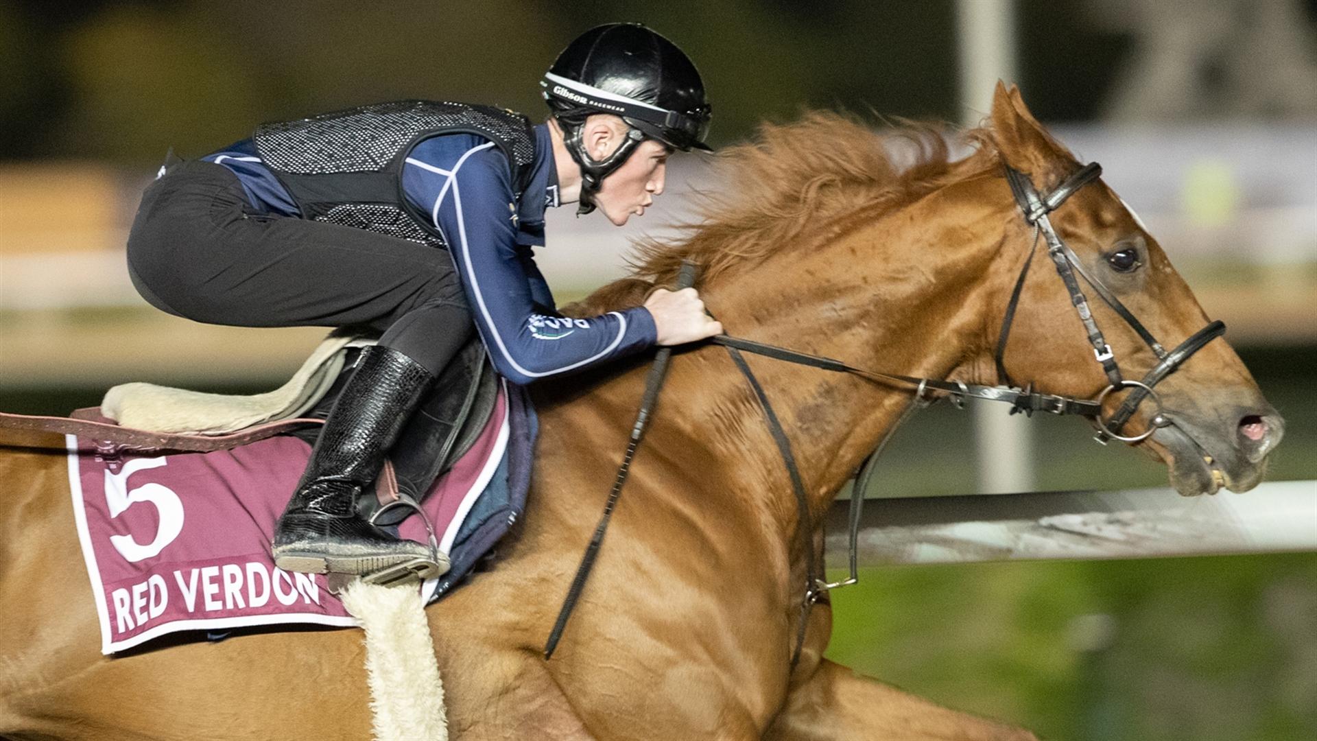 Red Verdon (GB) (Edward Dunlop) GODOLPHIN MILE (Credit Dubai Racing Club & Neville Hopwood) 250321