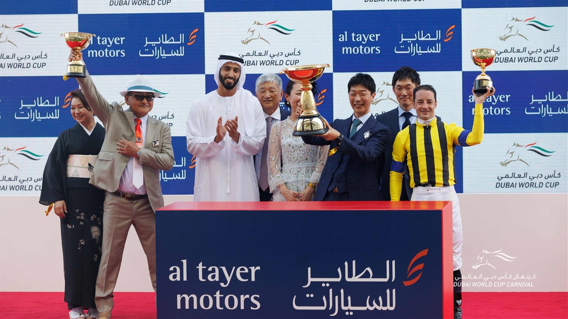 Stay Foolish (JPN) (Yoshito Yahagi) Presentation wins the Dubai Gold Cup - 260322