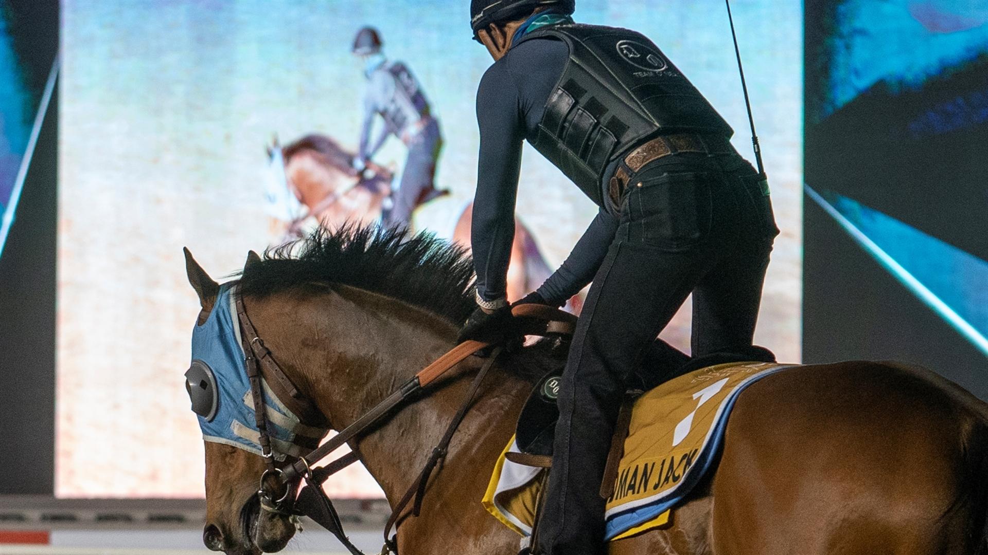 Wildman Jack (USA) (Doug O'Neill) Dubai Golden Shaheen (Credit Dubai Racing Club & Mathea Kelley) 250321