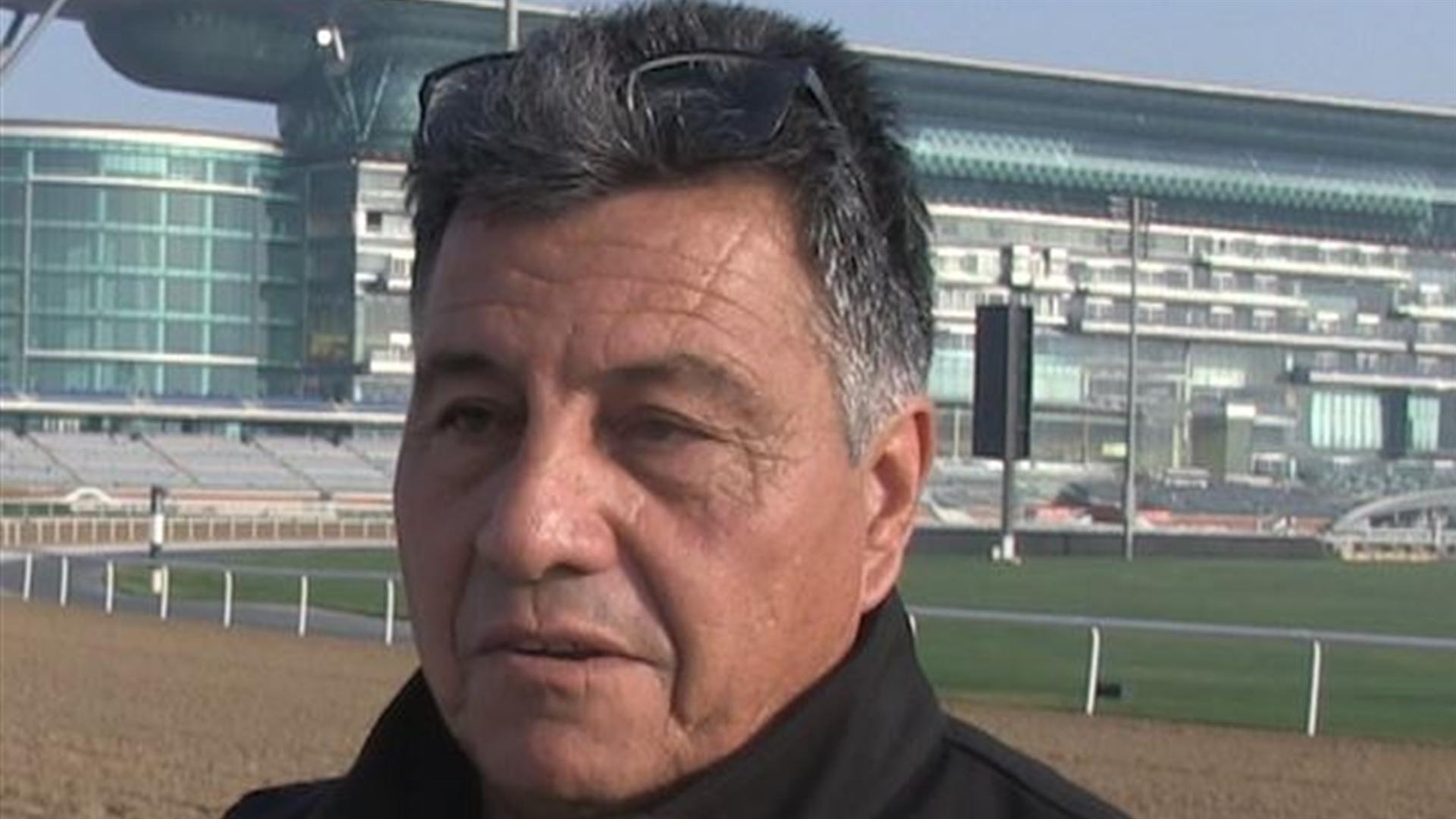 HOT ROD CHARLIE (USA) Assistance Trainer LEANDRO MORA Interview March 22, 2022 | Dubai Racing Club