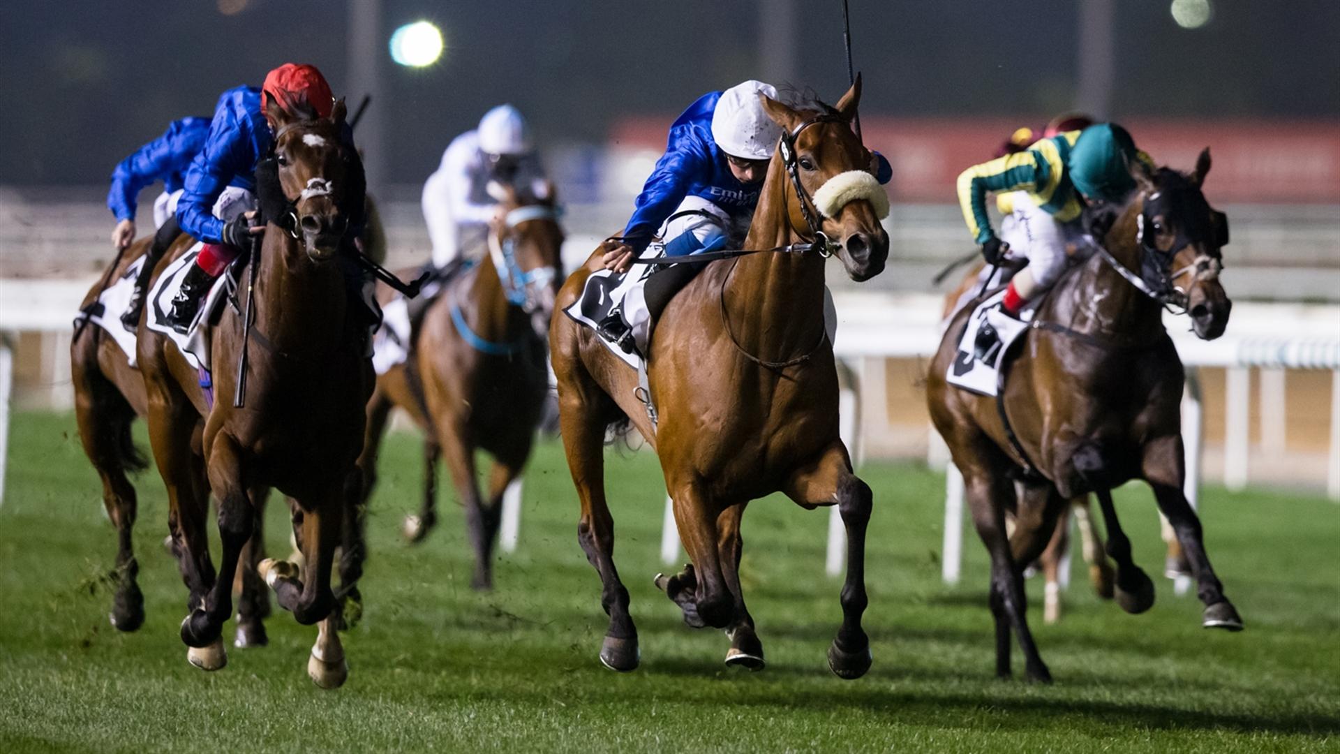 Star Safari (GB) (Charlie Appleby - William Buick) wins the Dubai Millennium Stakes Sponsored By gulfnews.com at the Sixth Dubai World Cup Carnival on Feb. 25, 2021. (Credit: Erika Rasmussen//DRC)