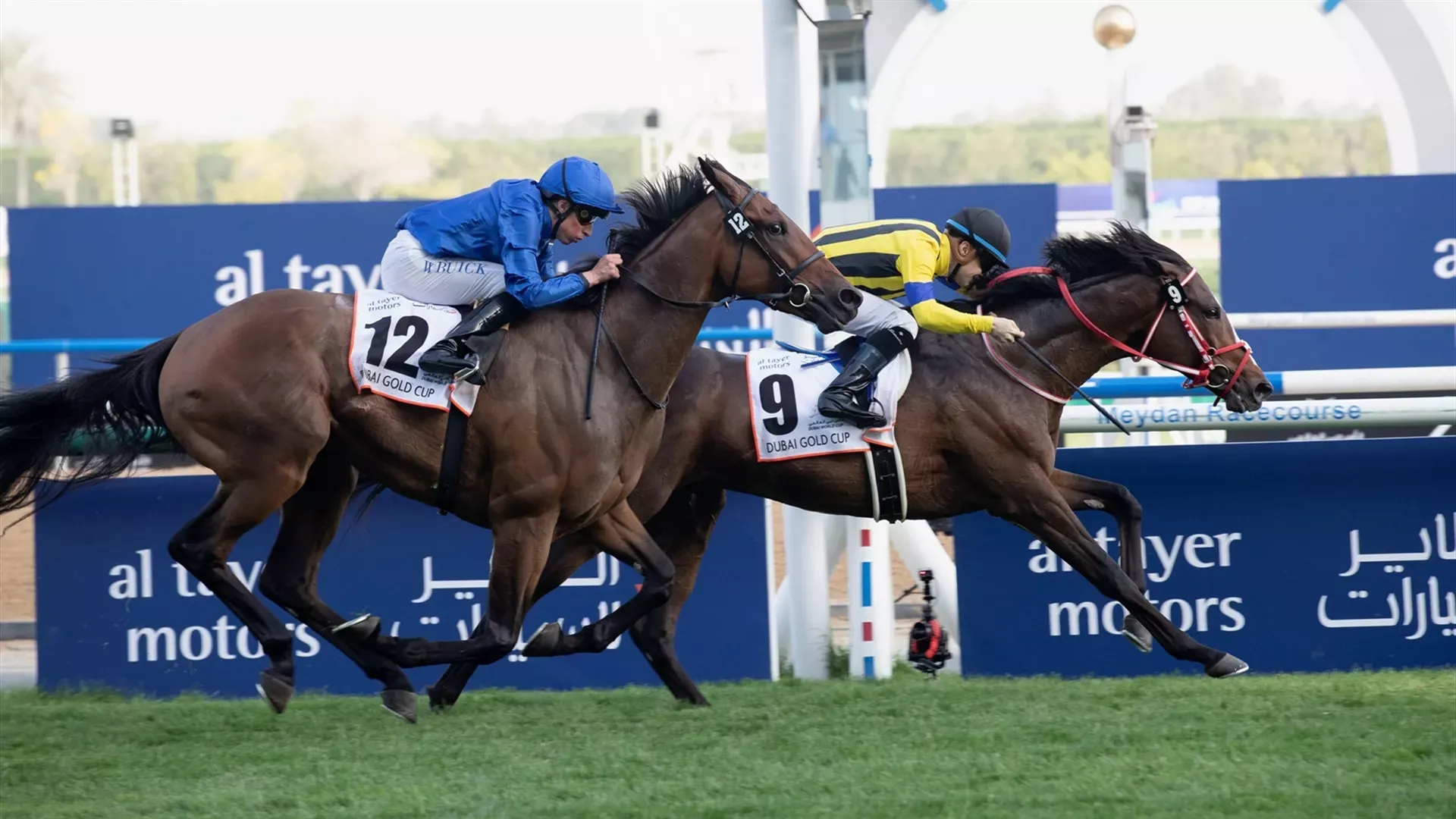 Stay Foolish (JPN) wins the Dubai Gold Cup (Credit - DRC) - 260322