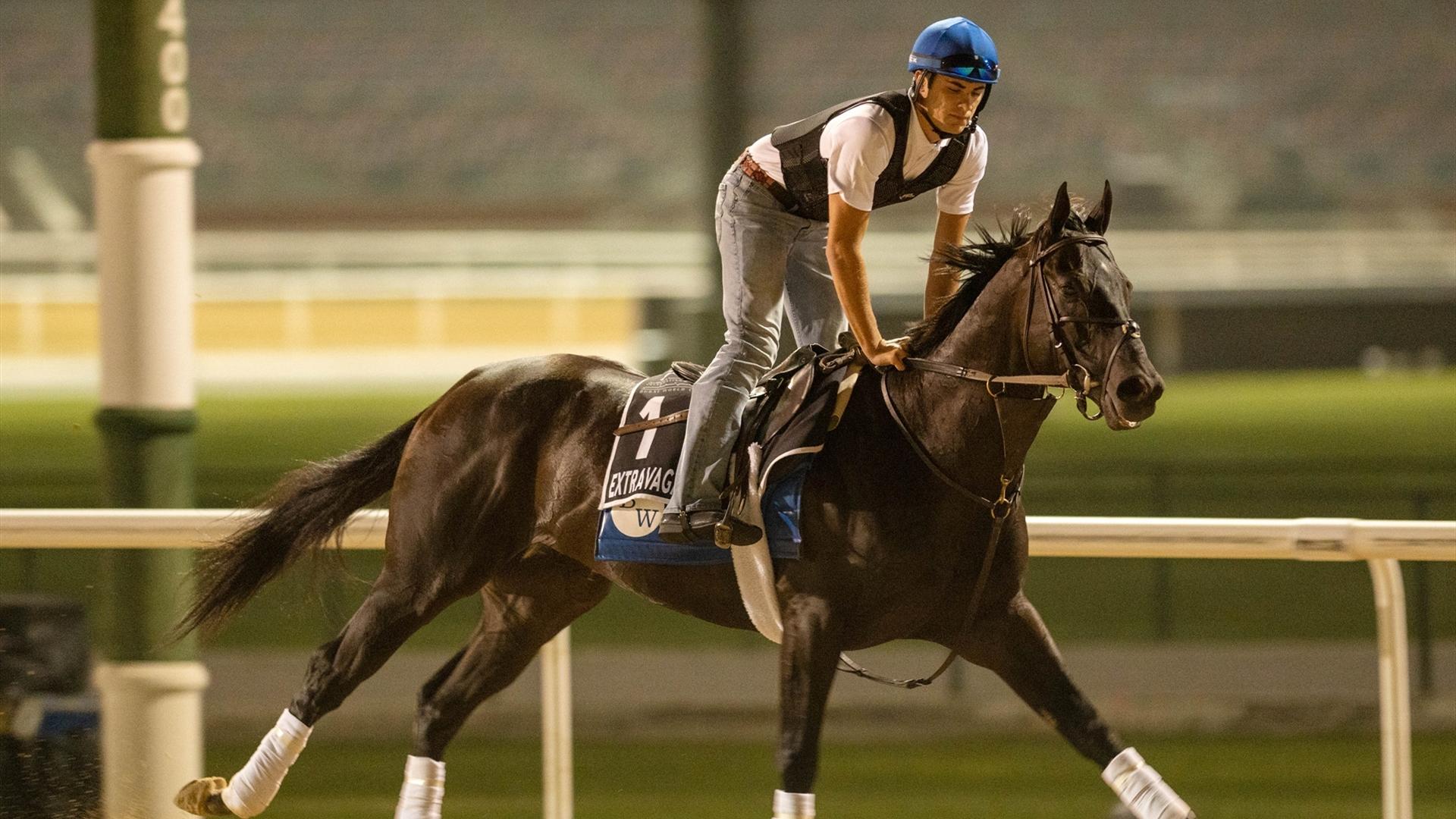 Extravagant Kid (USA) (Brendan Walsh) Al Quoz Sprint (Credit Dubai Racing Club & Mathea Kelley) 260321