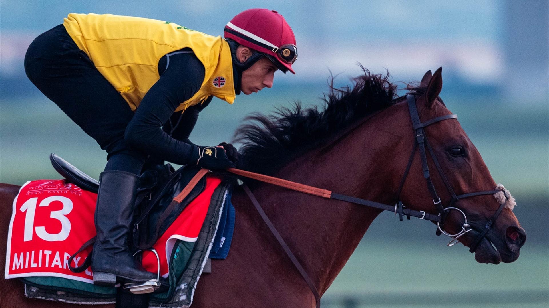 MILITARY LAW (IRE) (Musabbeh Al Mheiri) DUBAI WORLD CUP (Credit Dubai Racing Club & Mathea Kelley) 240321