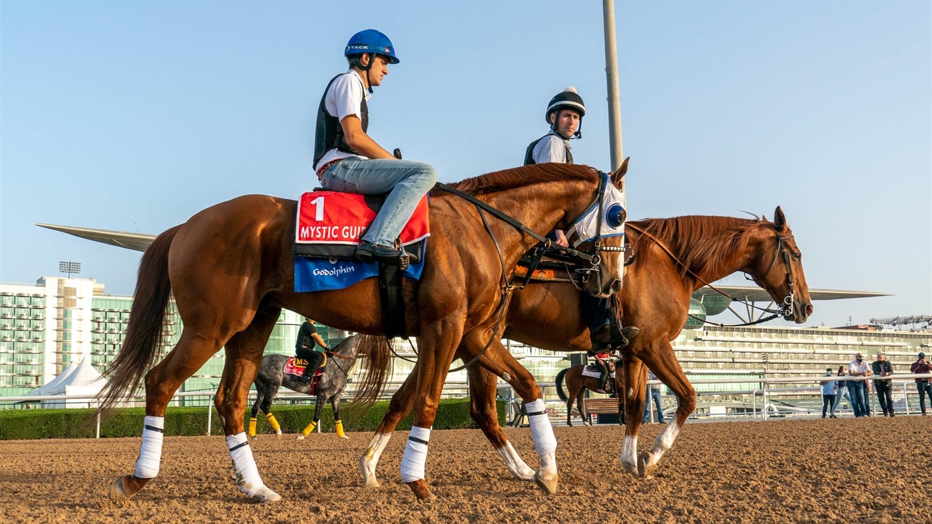 Mystic Guide (USA) (Michael Stidham) DUBAI WORLD CUP (Credit Dubai Racing Club & Mathea Kelley) 260321 (2)
