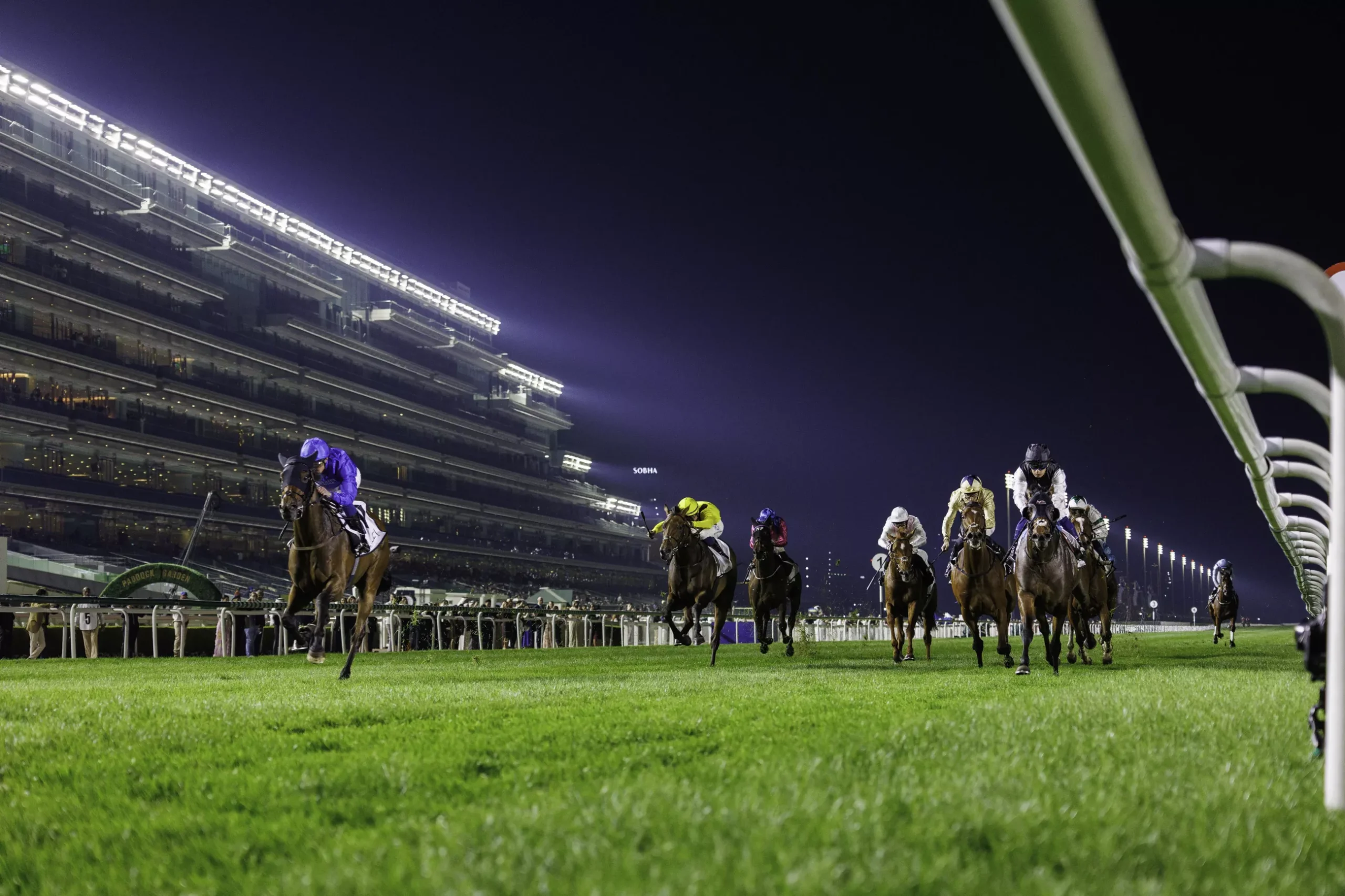 First Conquest wins the G2 Dubai Millennium Stakes