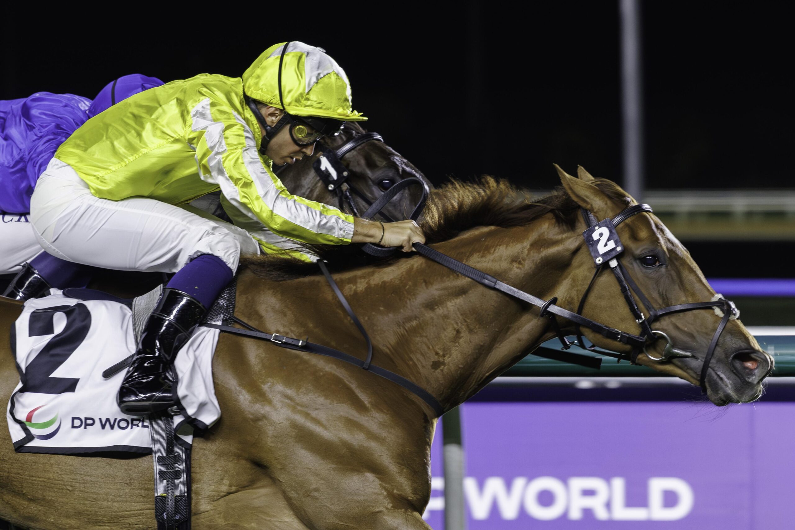 CHOISYA (GB) (Simon & Ed Crisford- Mickael Barzalona) wins the Group 2 Balanchine Presented by DP World (2)