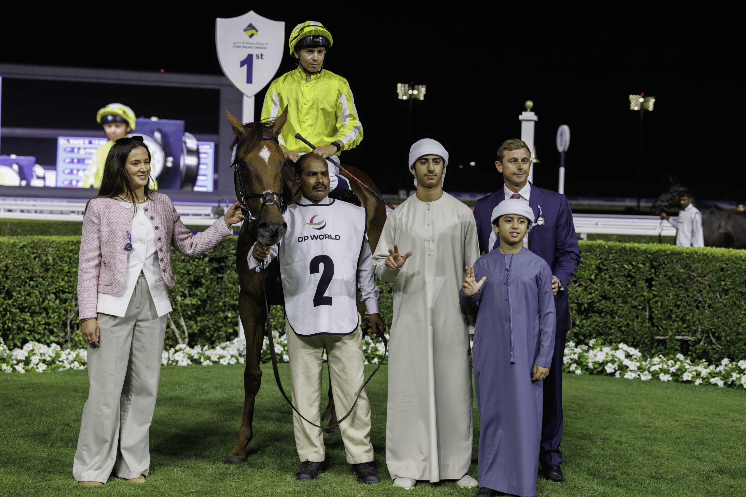 CHOISYA (GB) (Simon & Ed Crisford- Mickael Barzalona) wins the Group 2 Balanchine Presented by DP World (3)