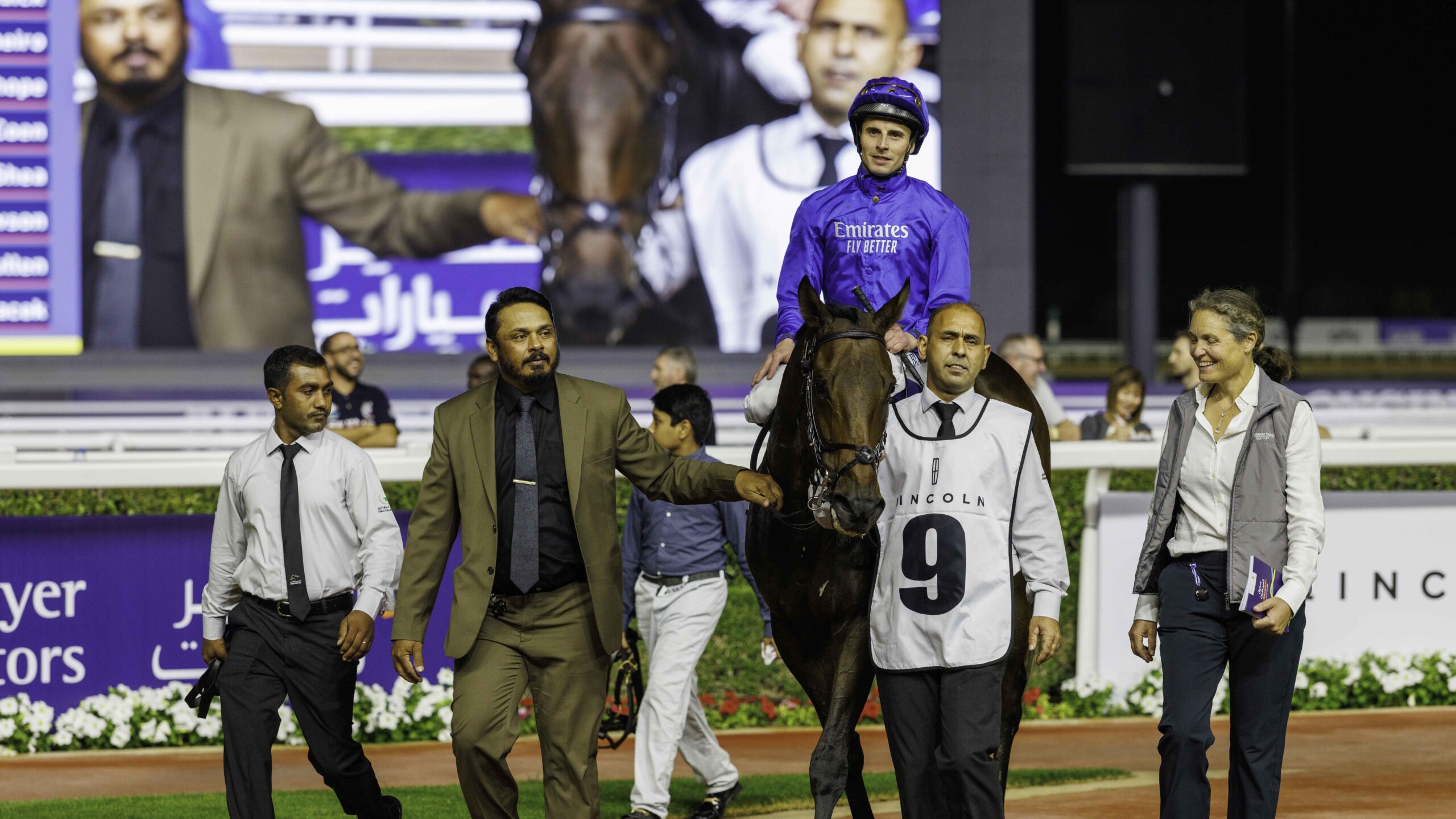 Creative Story (GB) (Charlie Appleby-William Buick) wins the Lincoln Aviator President (1)