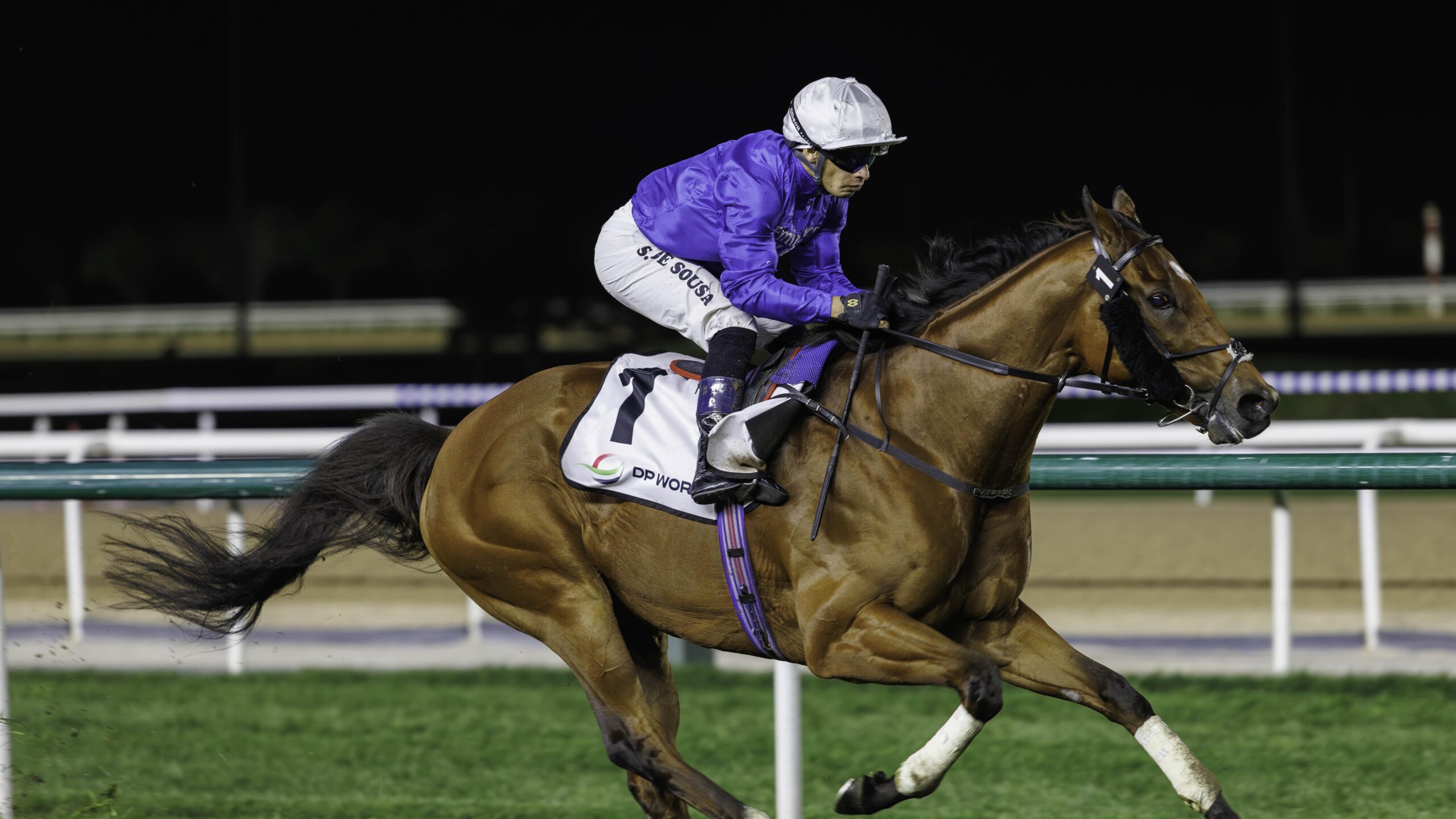 DUBAI FUTURE (GB) (Saeed bin Suroor - Silvestre De Sousa) wins the the G3 Nad Al Sheba Trophy (5)