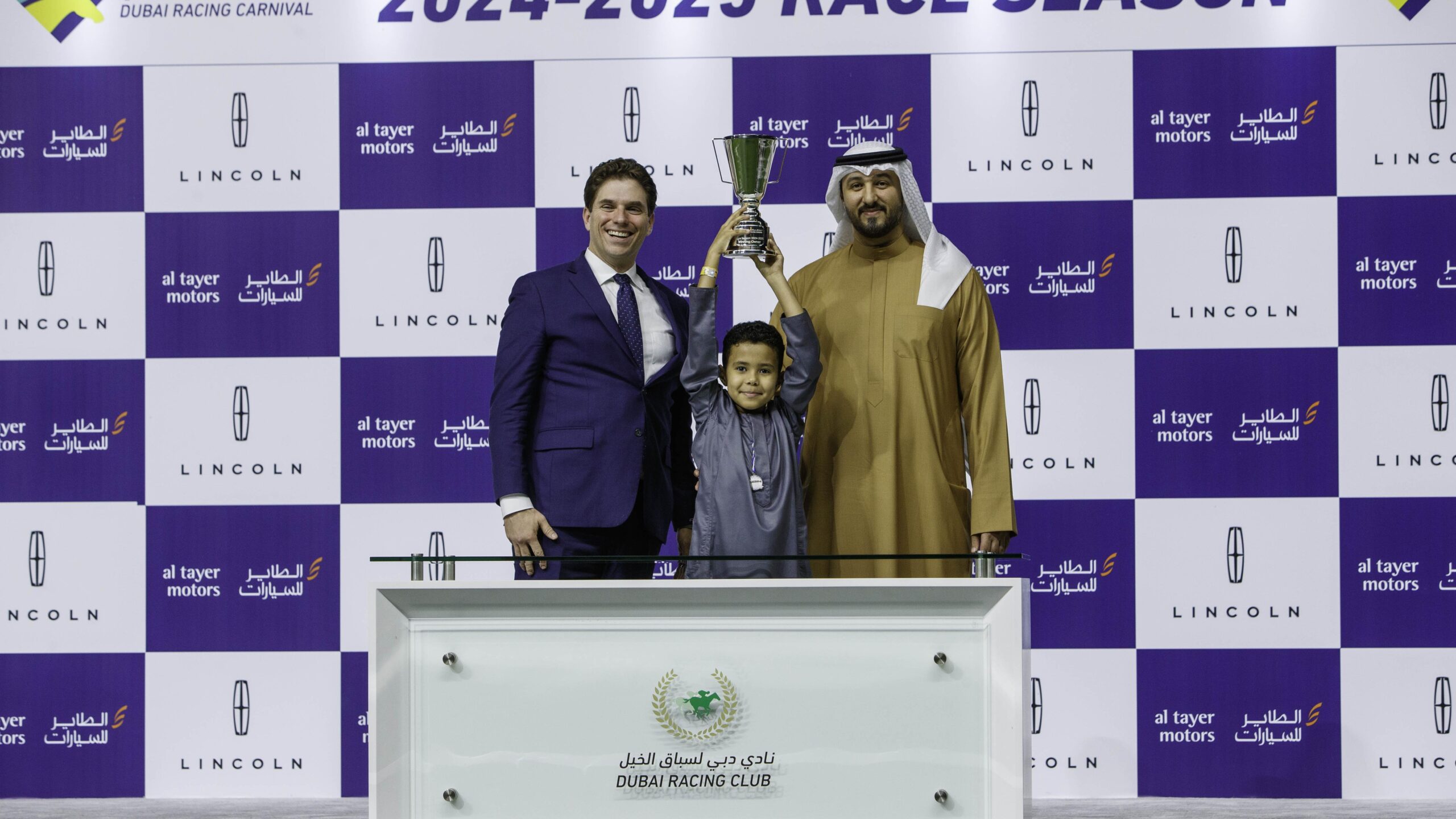 Mashkoor (UAE) (Marwan Al Baidhaei-Patrick Dobbs) wins the Lincoln Race (2)