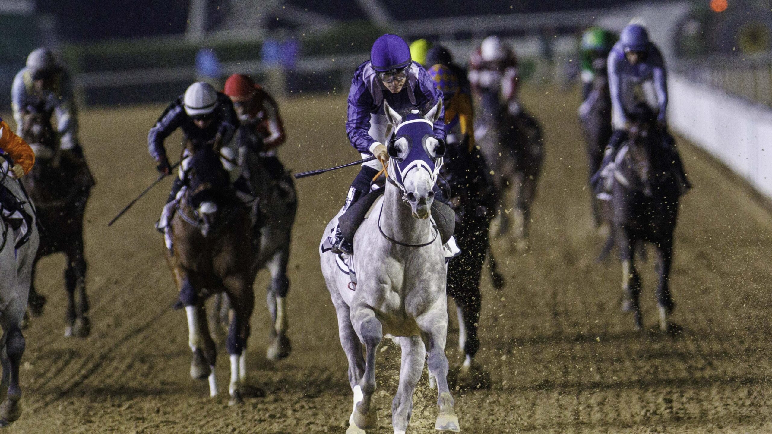 Mashkoor (UAE) (Marwan Al Baidhaei-Patrick Dobbs) wins the Lincoln Race (3)