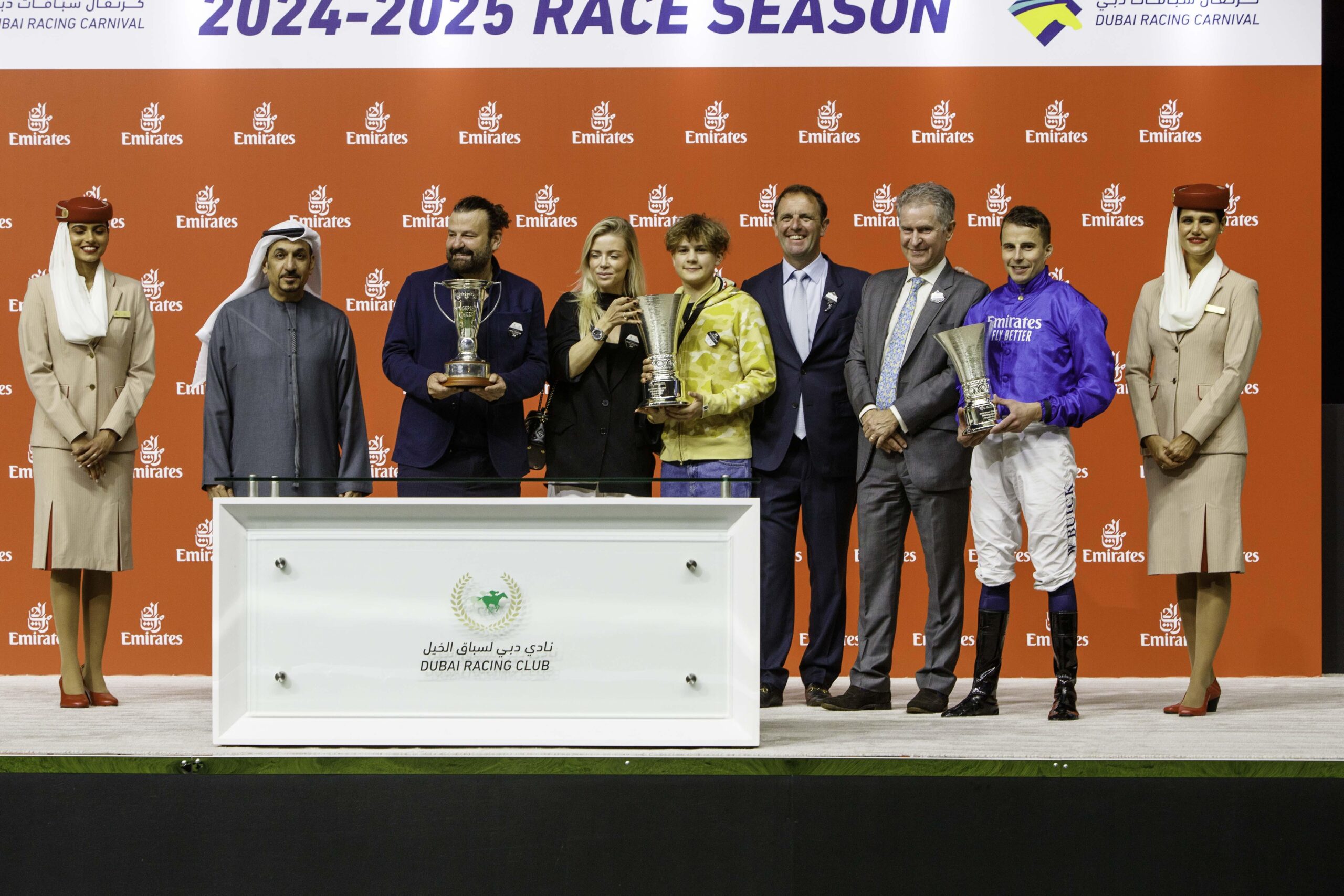 Nations Pride (IRE) wins the Group 2 SINGSPIEL STAKES Sponsored by Emirates Airline (1)