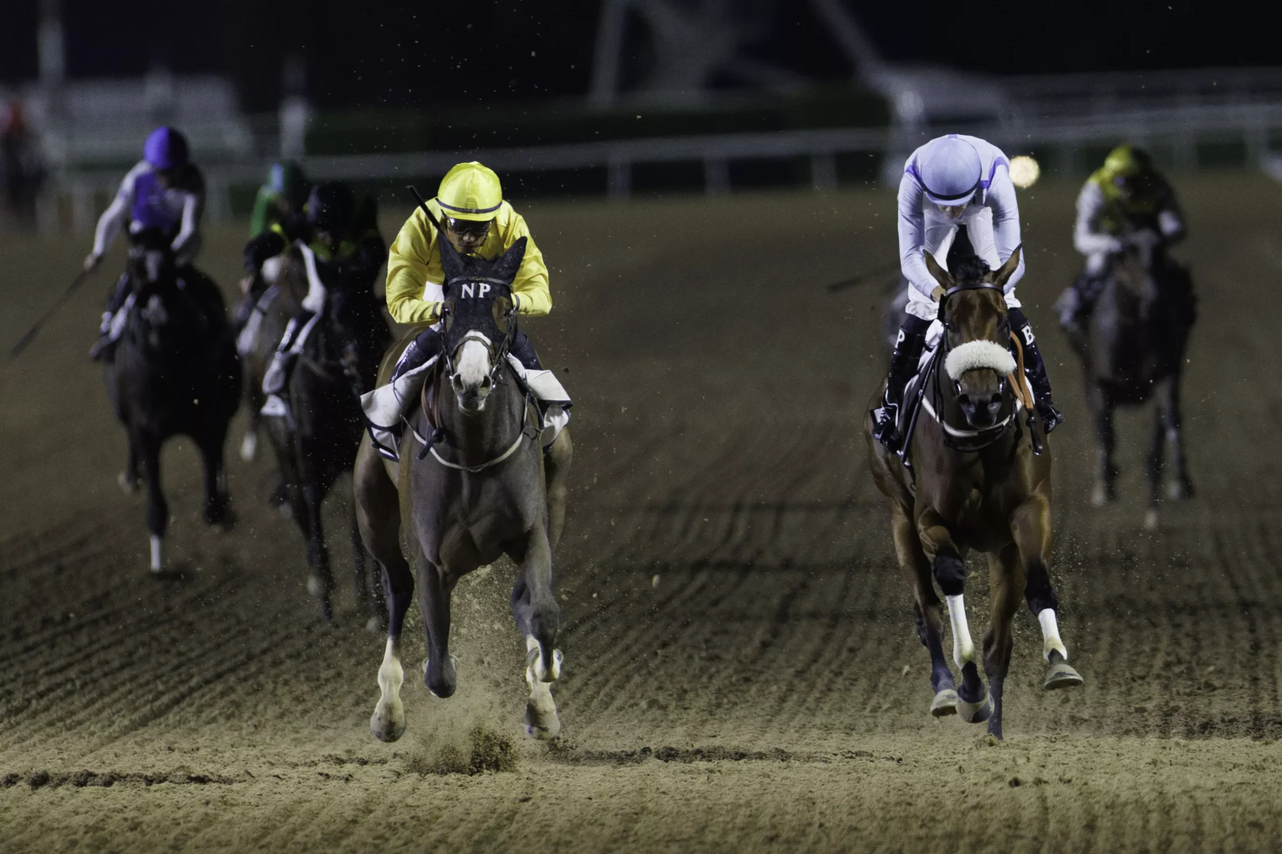 Queen Azteca and Carlos Lopez win the G3 UAE Oaks