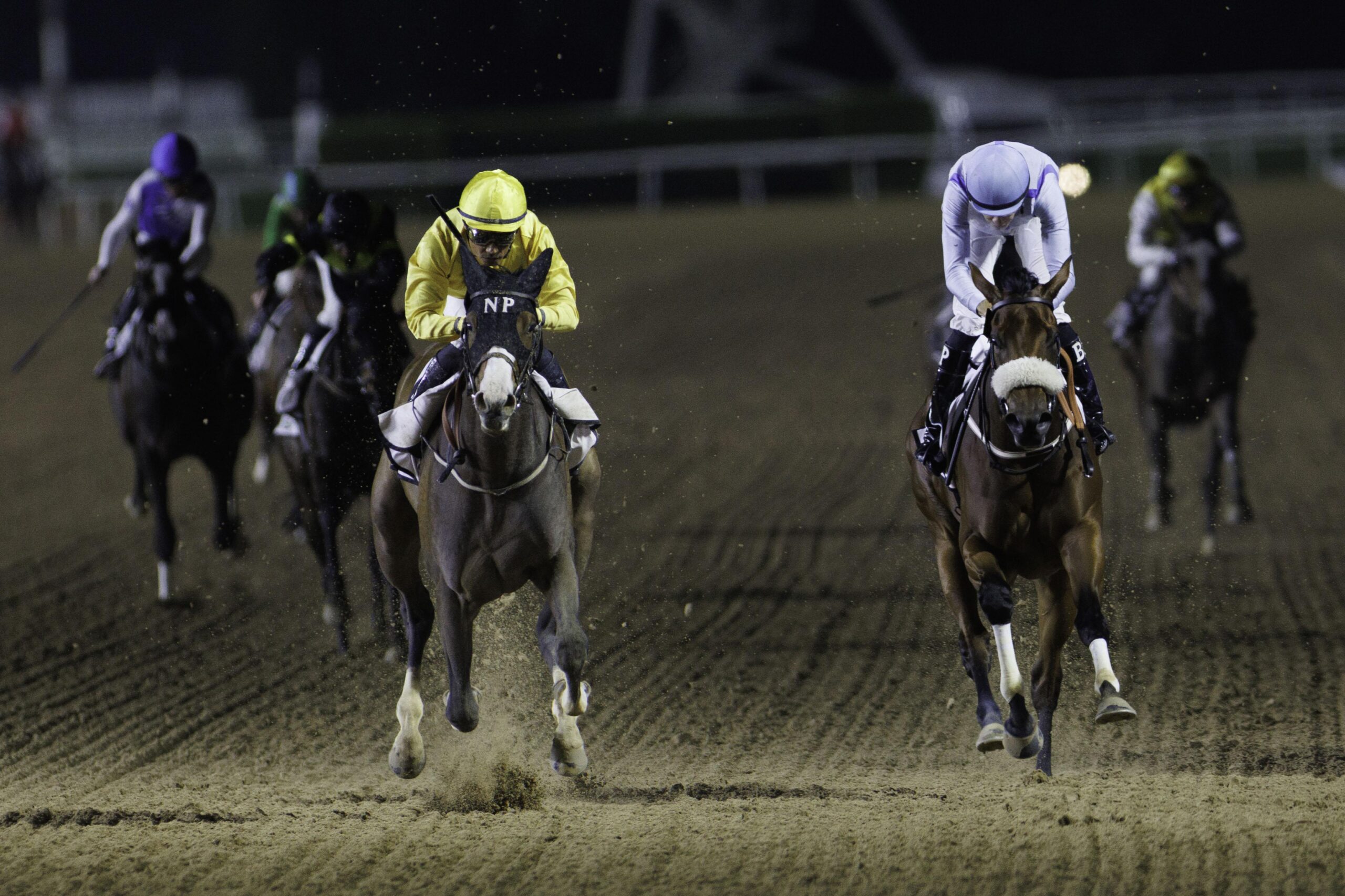 Queen Azteca (USA) (Niels Petersen-Carlos Lopez) wins the G3 UAE Oaks Race (5)_1
