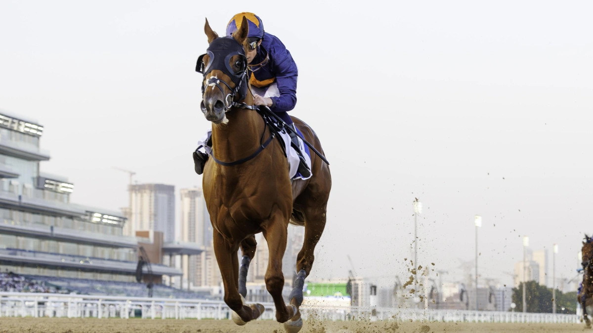 ROYAL FAVOUR (GB) (Simon & Ed Crisford-William Buick) wins Azizi Creek Views Race (3)