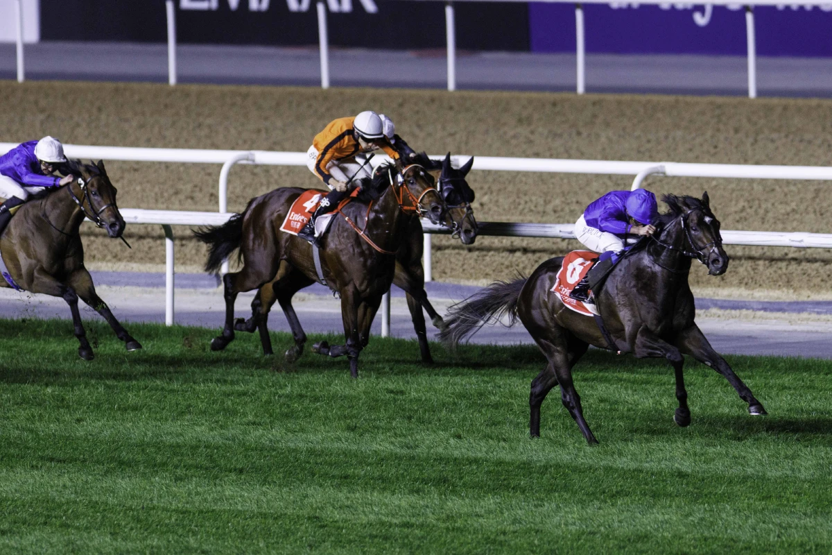 Ruling Court (USA) (Charlie Appleby-William Buick) wins JUMEIRAH 2000 GUINEAS Sponsored by Emirates Holidays (2) (1)