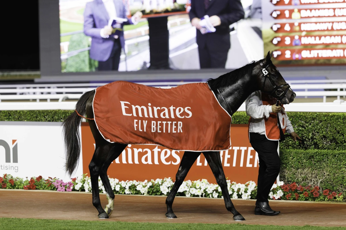 Ruling Court (USA) (Charlie Appleby-William Buick) wins JUMEIRAH 2000 GUINEAS Sponsored by Emirates Holidays (7)