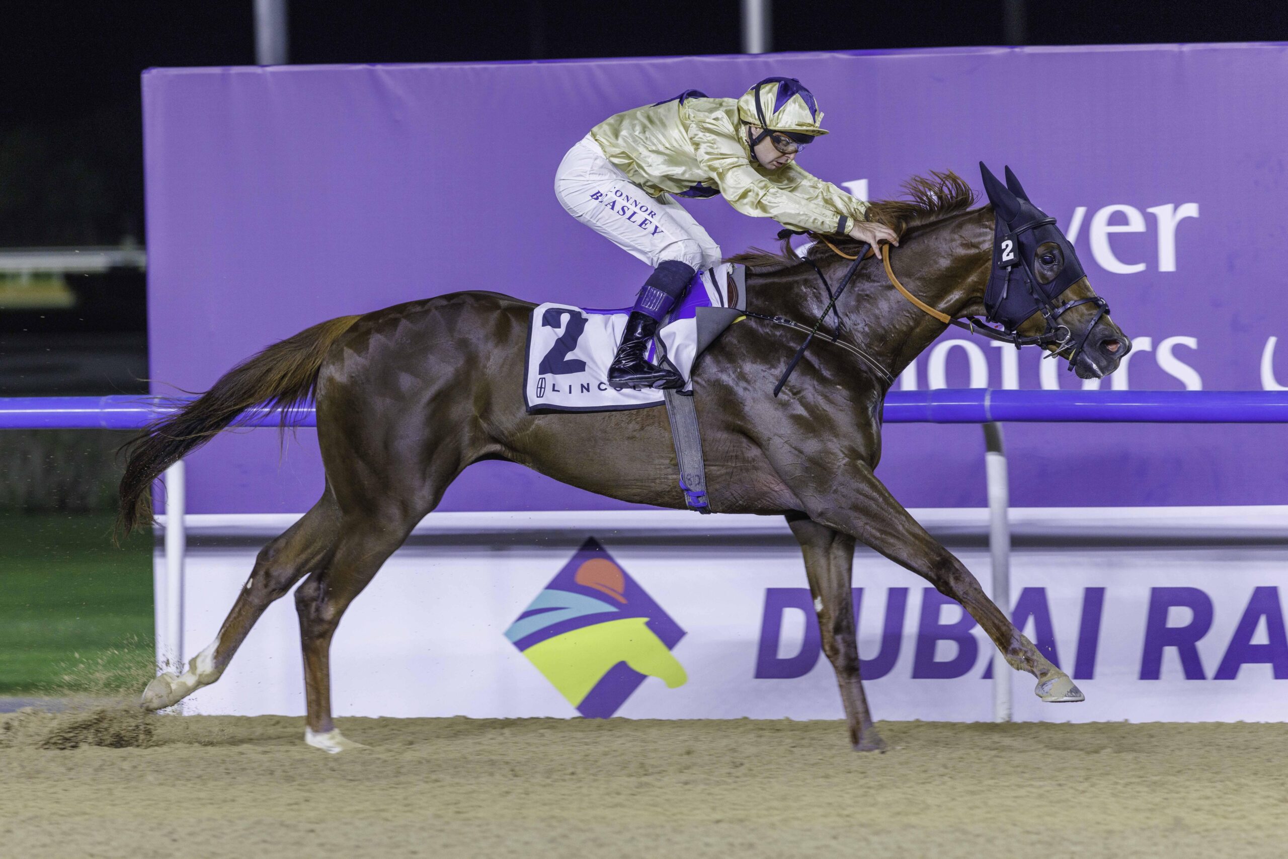 Sir Harmony (USA) (Ahmed bin Harmash-Connor Beasly) wins the Lincoln Nauti (3)_0