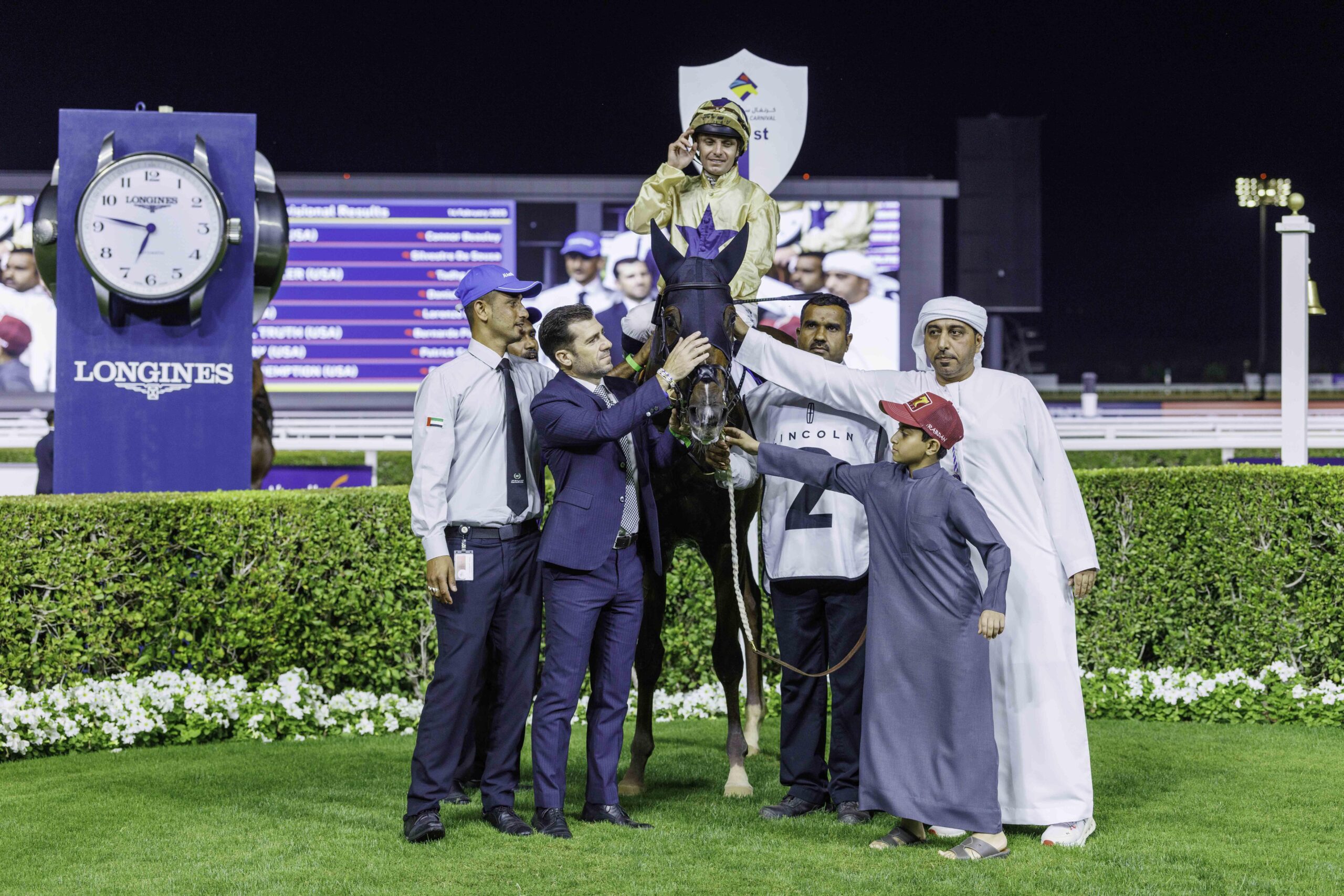 Sir Harmony (USA) (Ahmed bin Harmash-Connor Beasly) wins the Lincoln Nautilu (1)