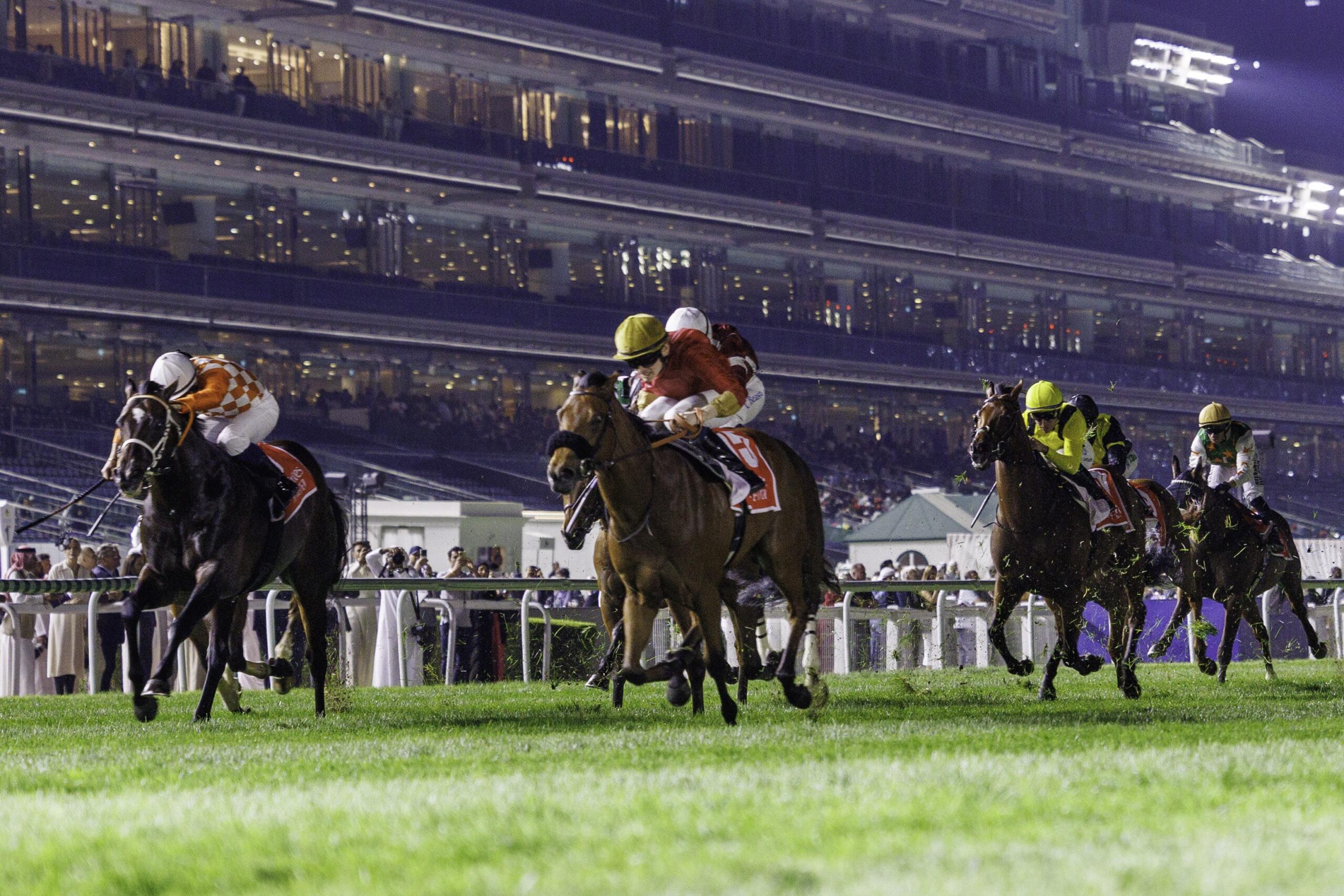 West Acre (IRE) (George Scott-Callum Shepherd) wins the Group 3 NAD AL SHEBA TURF SPRINT Sponsored by Emirates SkyCargo (1)