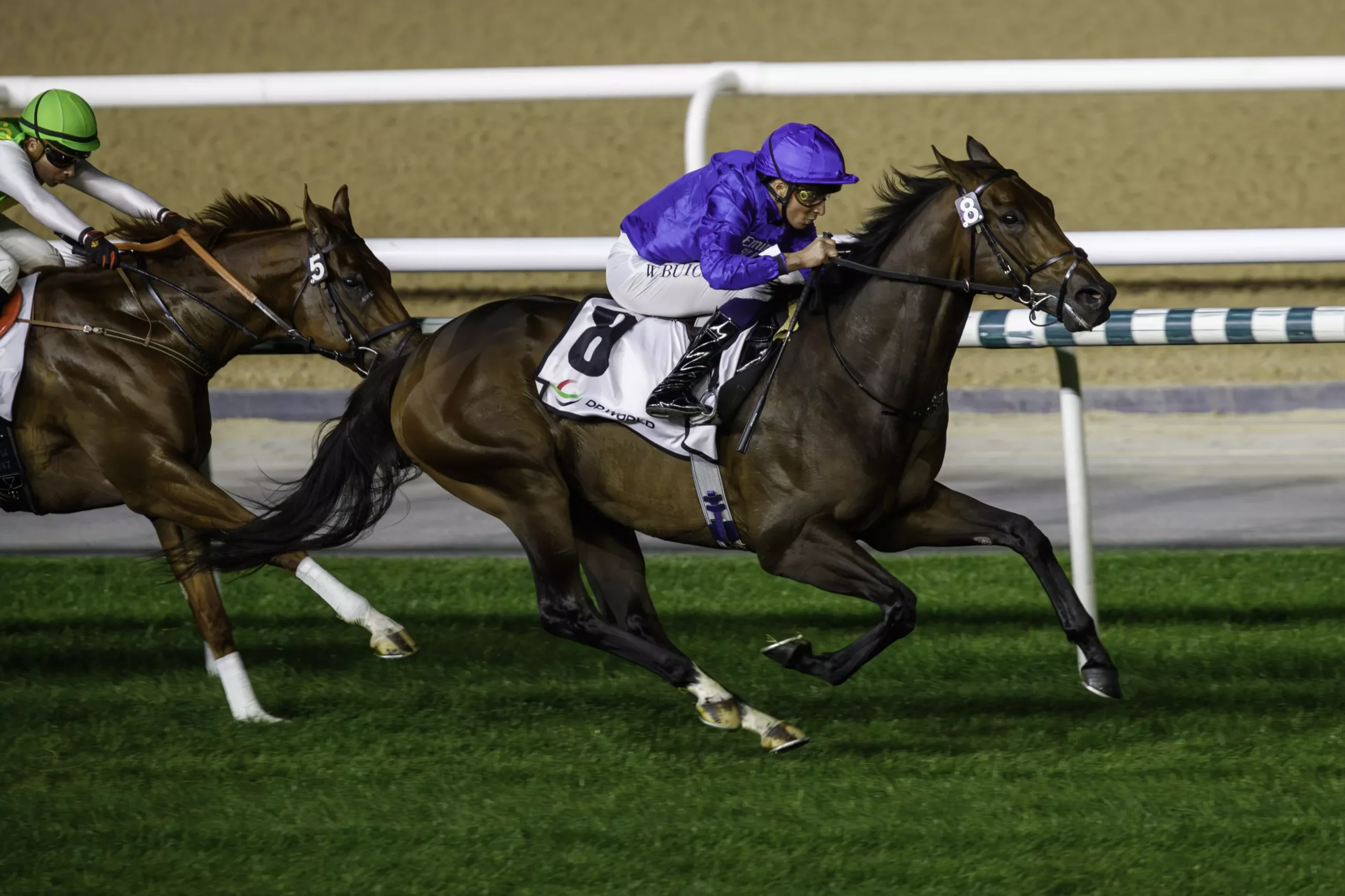 Creative Story winning at Meydan Racecourse