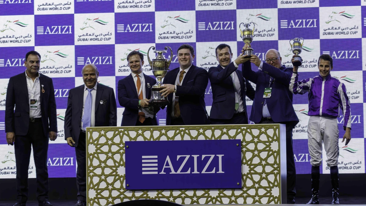 Presentation  - BELIEVING (IRE) wins the Al Quoz Sprint - 05042025