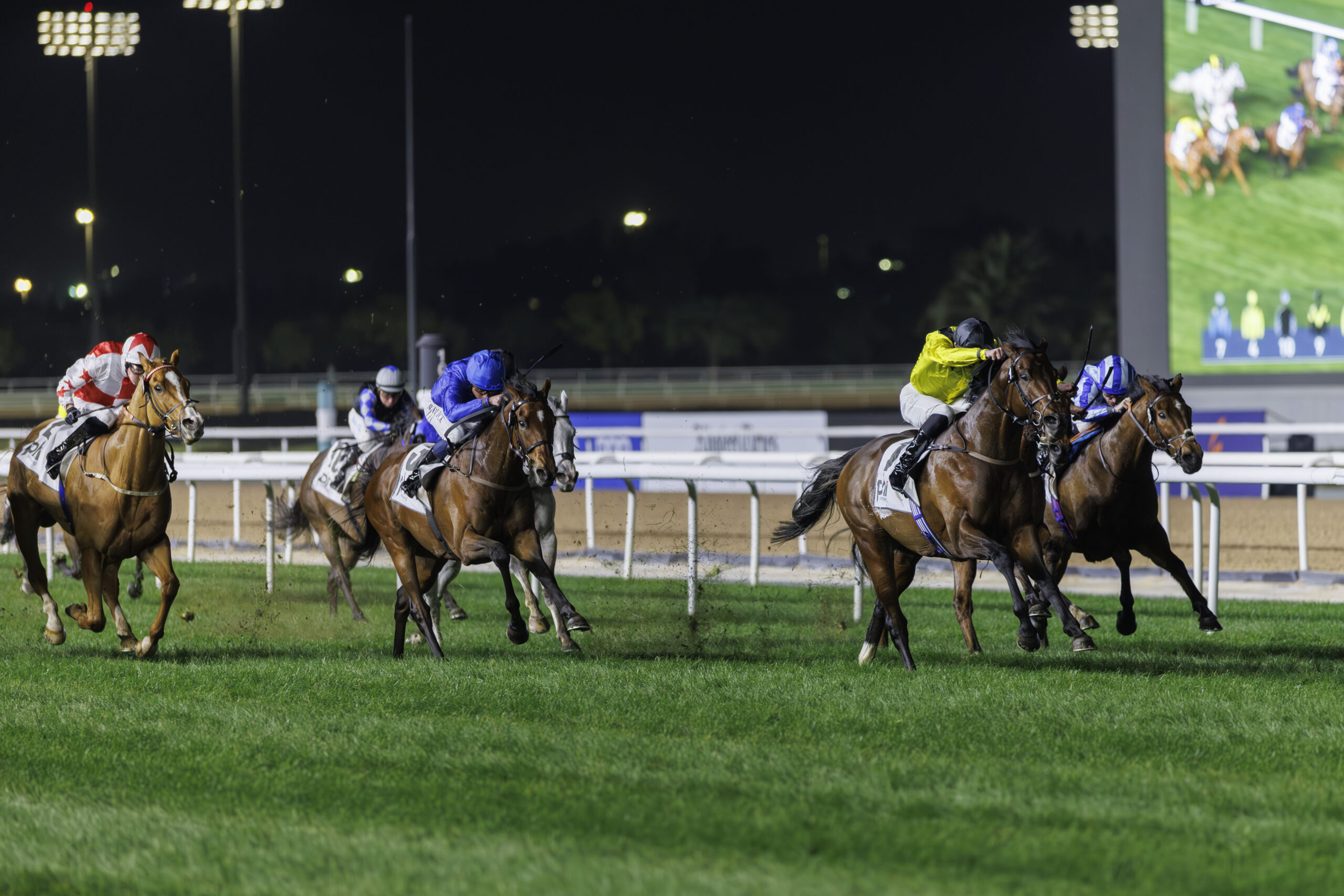 Quddwah wins the G2 Zabeel Mile