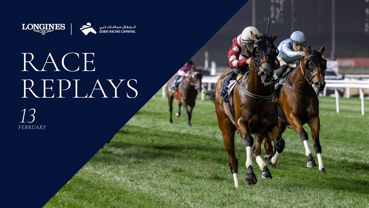 Horse racing event with competitors.