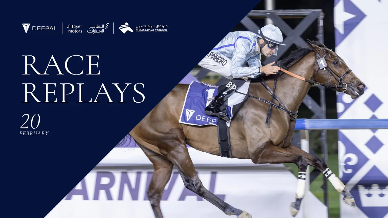 Horse racing event promotional image