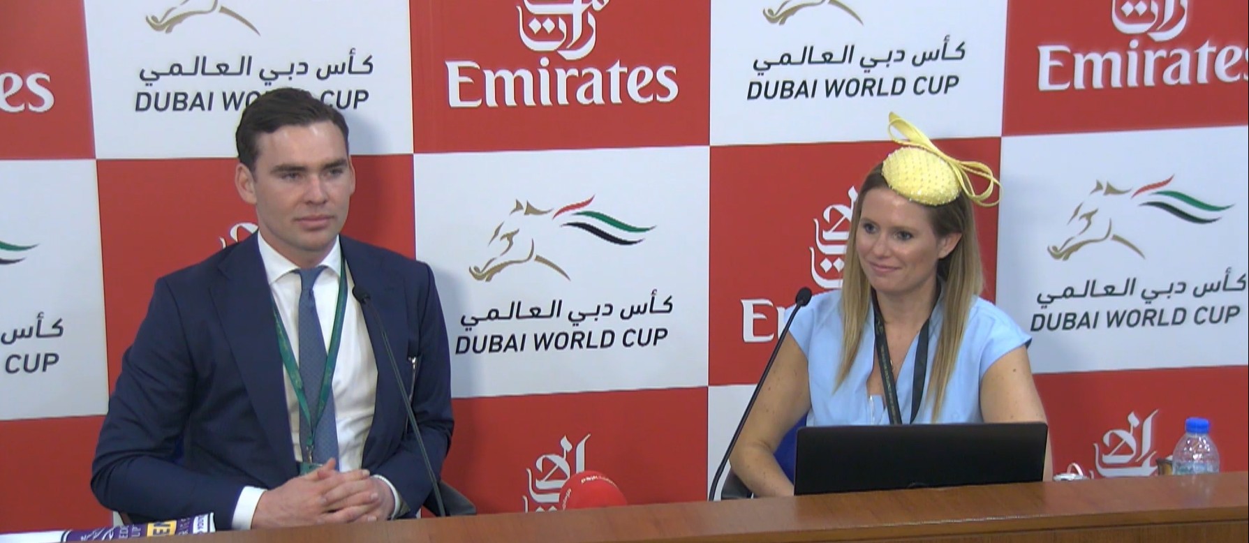 Race 7 – Post-race press conference: $5,000,000 Dubai Turf Sponsored by DP World (G1)