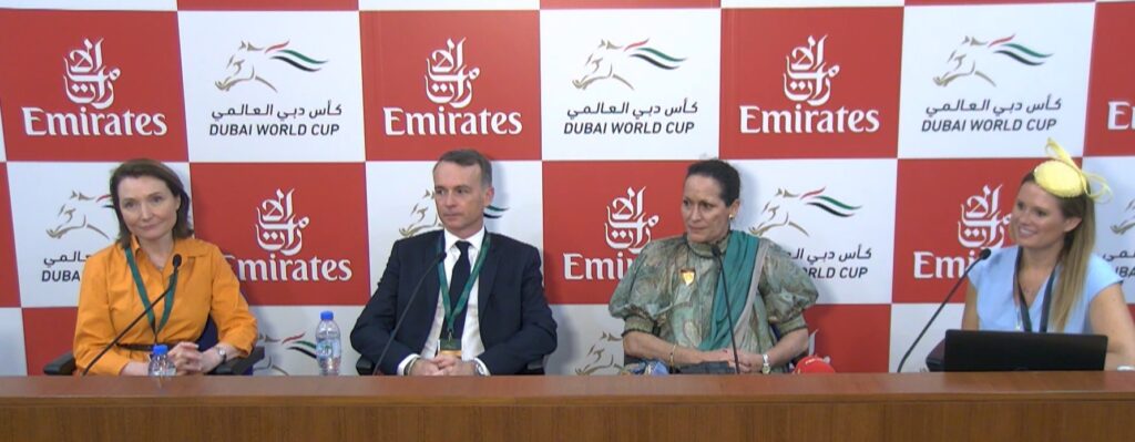 Race 8 Interview with Owners and Trainer Pic