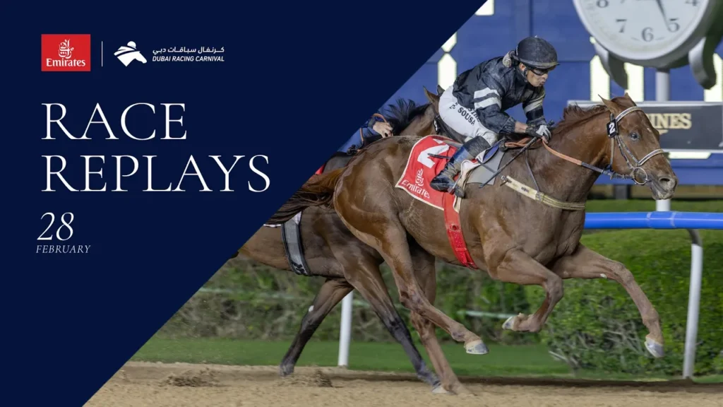 Horse racing event highlights on February 28