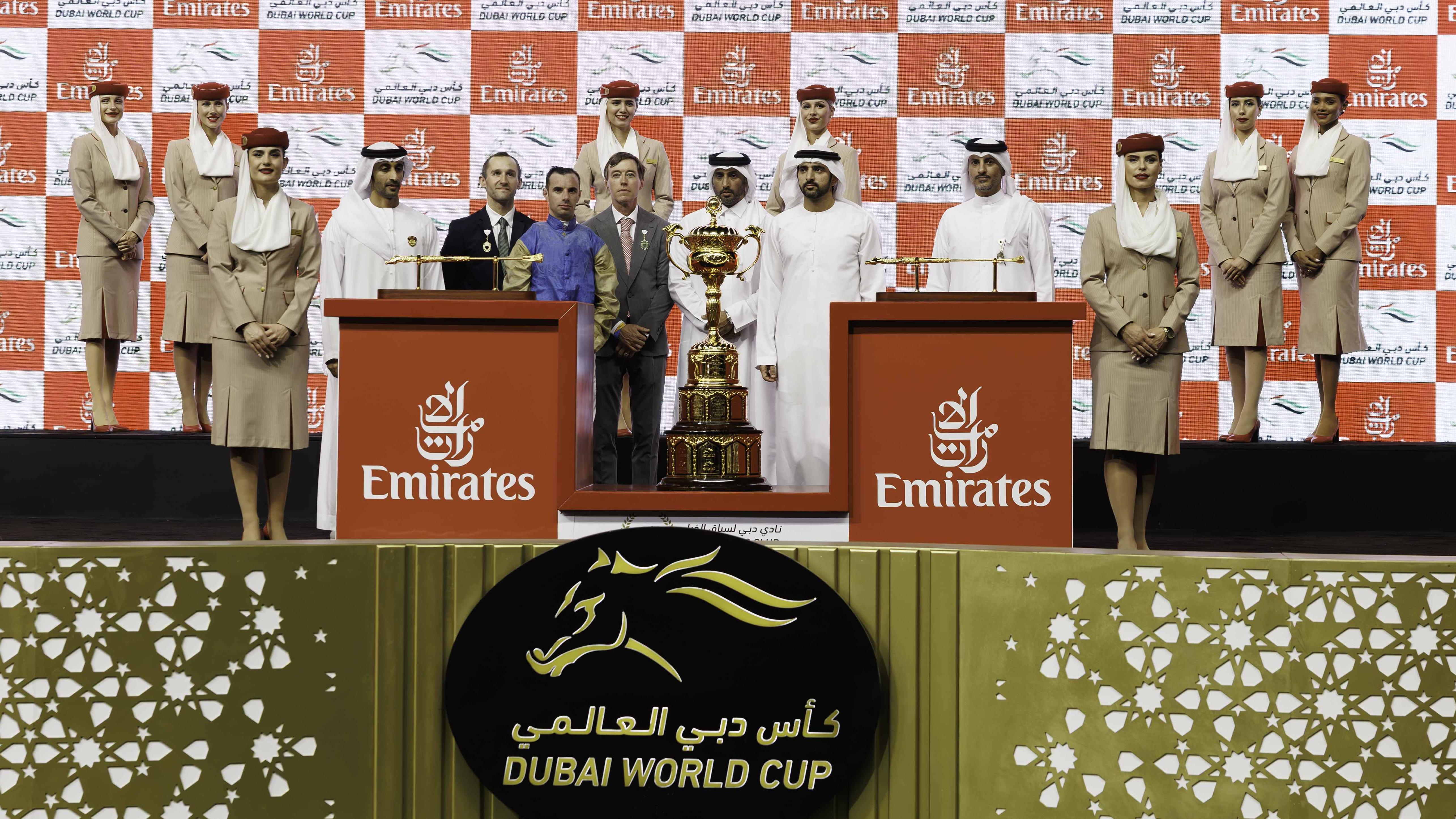 Presentation - HIT SHOW (USA) wins the Dubai World Cup - 05042025